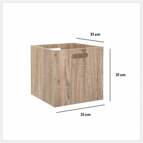 5five five kutija za odlaganje 30,5X30,5X30,5CM drvo natural 160403D Slike