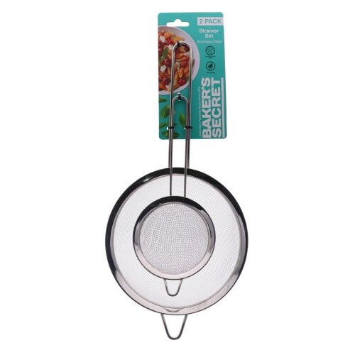 BAKERS SECRET Cjedilo od nehrđajućeg čelika 2/1 18cm i 10cm BS40119 Slike