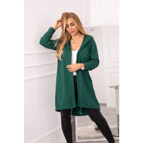 Kesi Cardigan with light green print Slike