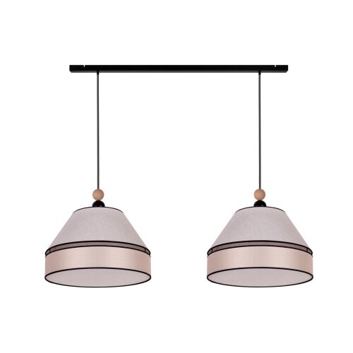  Duolla - Visilica na sajli AVIGNON 2xE27/15W/230V bež Slike