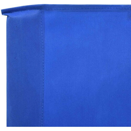  Vjetrobran s 5 panela od tkanine 600 x 120 cm azurno plavi Slike