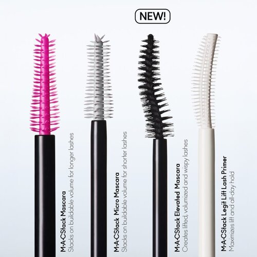 MAC Cosmetics M&amp;middot;A&amp;middot;CStack Elevated Mascara dolgoobstojna maskara za volumen in vihanje trepalnic 8 ml Slike