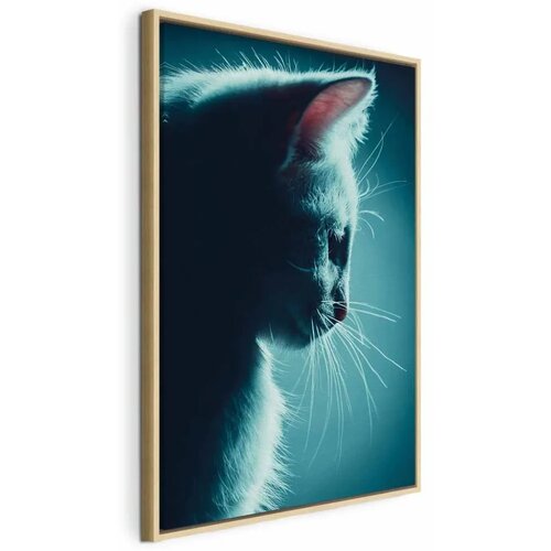  Slika - Night Tramp (1 Part) Vertical 80x120 U prirodnom drvenom okviru Cene