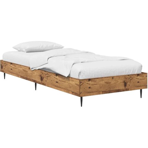  Okvir za krevet Staro drvo 80 x 200 cm Konstruirano drvo - Staro drvo Cijene