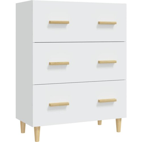 Maison Chic Komoda - Predalnik bela 70x34x90 cm inženirski les, (21716251) Slike