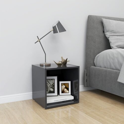 VidaXL TV omarica siva 37x35x37 cm iverna plo&amp;scaron;ča, (20731734) Slike