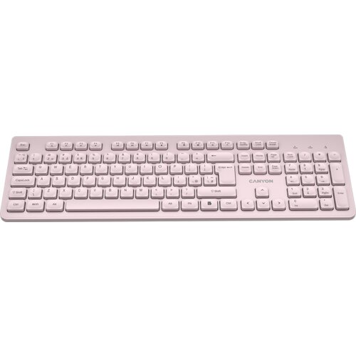 Unknown CANYON keyboard HKB-W01 UK/US AAA Wireless Beige Cene