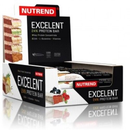 Nutrend Proteinska čokoladica Excelent limeta - papaja Slike