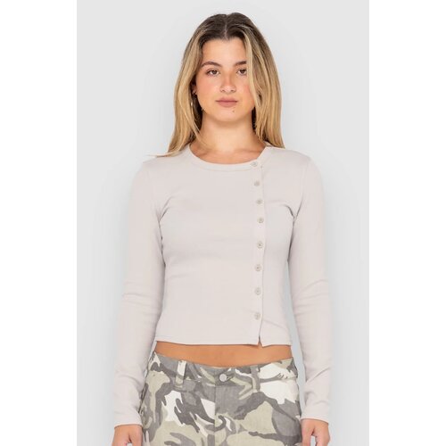 Rusty Button Up Majica z dolgimi rokavi oyster grey Cene