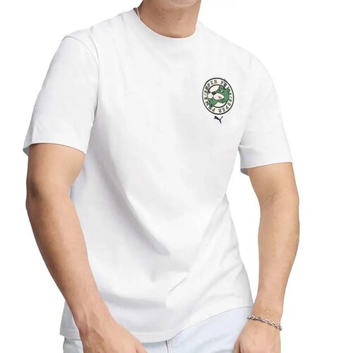 Puma Mu&amp;scaron;ka majica Graphics Super, Bela Slike