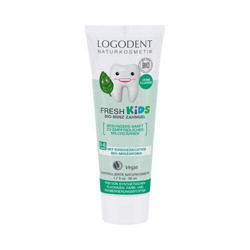 Logodent Fresh Kids gel za zube s bio mentom Slike