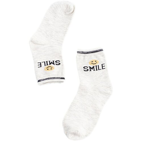TRENDI children's socks light gray smile Cene