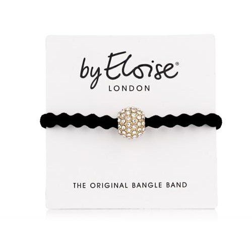 By Eloise London Bling Charms Snow Ball Black elastika za lase Cene