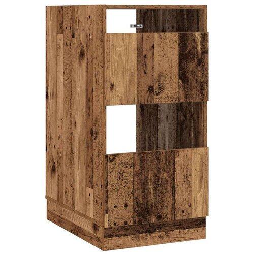  Ormar za pranje rublja s pohranom Staro drvo 50 x 68 x 102 cm - Staro drvo 102 cm Cene