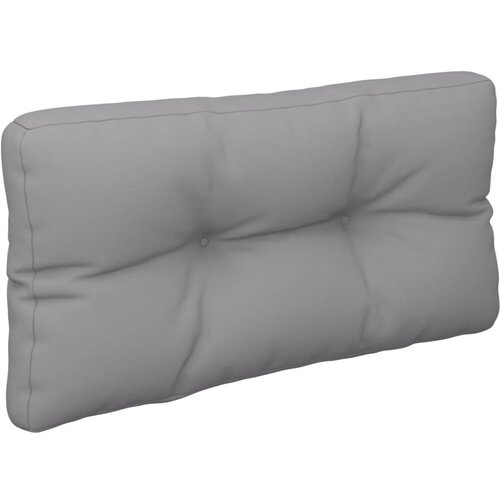  Jastuci za palete 2 kom sivi od tkanine Siva 50 x 50 x 12 cm Slike