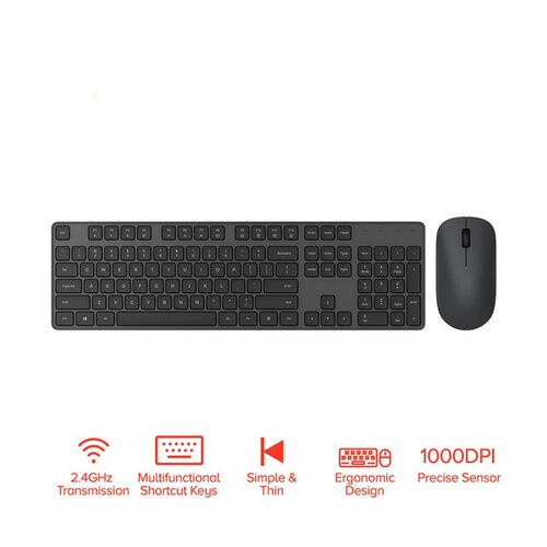 Xiaomi Combo miš i tastatura wireless crna Cene