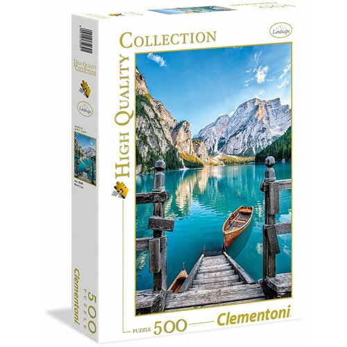 Clementoni Puzzle 500 Hqc Braies Lake Slike