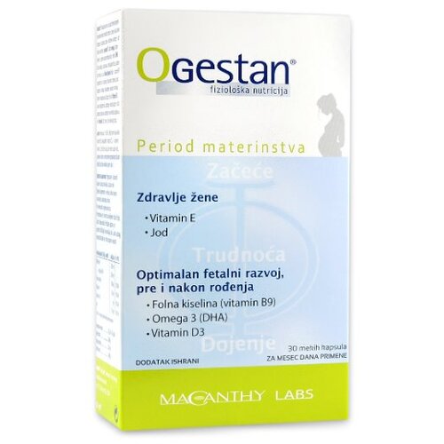 Macanthy Laboratories ogestan 30 kapsula Cene