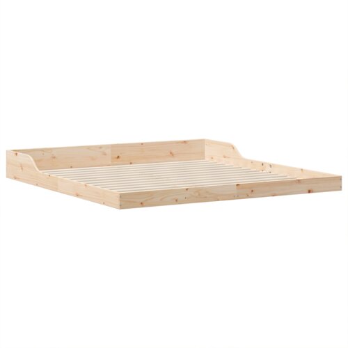  Krevetna konstrukcija Smeđa 200 x 210 cm Masivna borovina Slike