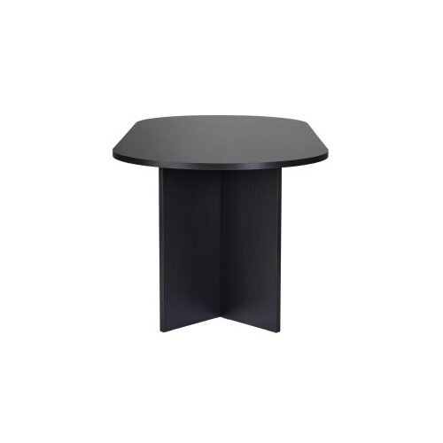 Hanah home trpezarijski sto sabella wood black Slike