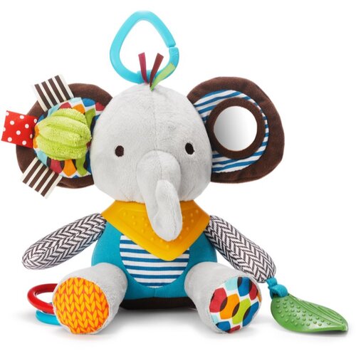 Skip Hop Bandana Buddies Elephant aktivnostna igrača z grizljajočim delom za otroke od rojstva 1 kos Slike