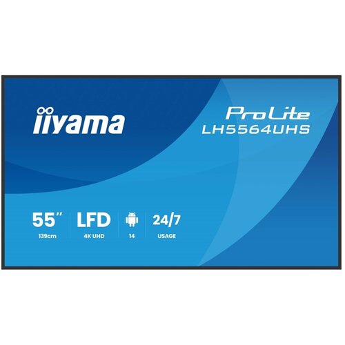 Iiyama 139.0cm(55) LH5564UHS-B1AG 16:9 2xHDMI+USB-C 4K (Speditionsversand) Cene