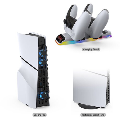  Docking station DOBE TP5-35130 za PS5 Slim crni Slike