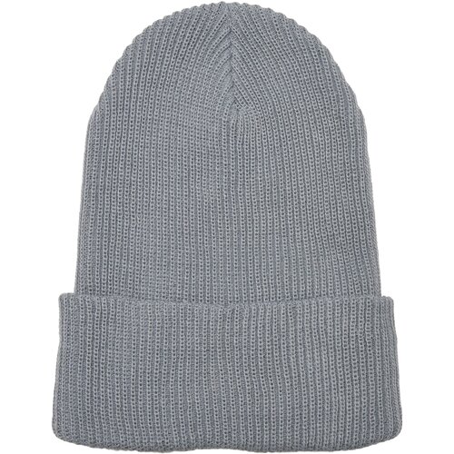 Flexfit Ribbed knit cap made of recycled yarn grey Slike