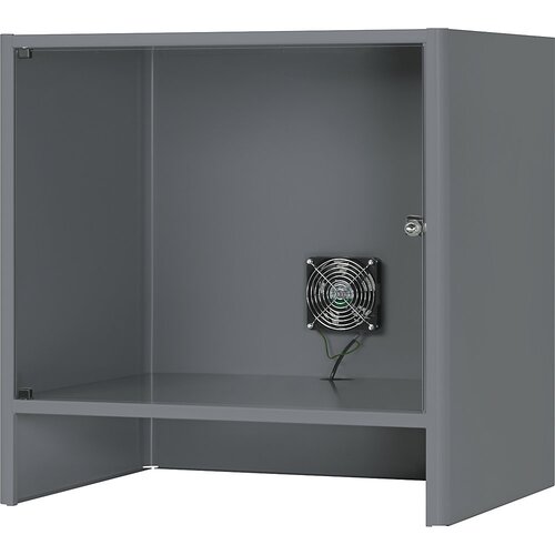 RAU Ohi&amp;scaron;je za zaslon z vgrajenim aktivnim ventilatorjem, Vx&amp;Scaron;xG 710 x 720 x 550 mm, antracitno kovinske barve Slike