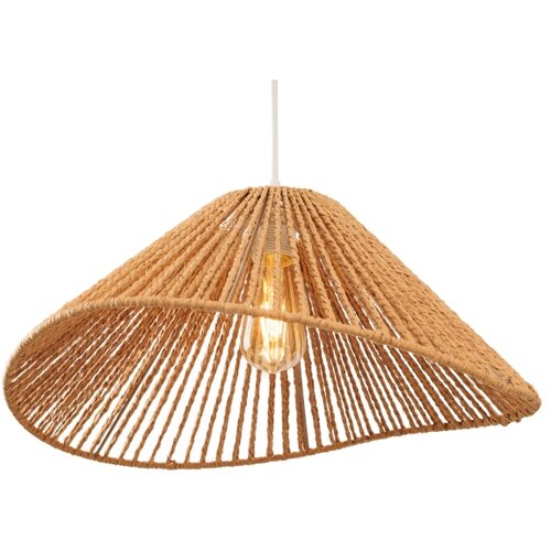  MAXLIGHT P0577 - Visilica na sajli AMALFI, 1xE27/15W/230V, prečnik 45 cm, bež Slike