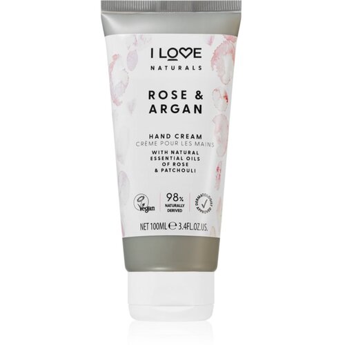 I love... Naturals Rose & Argan vlažilna krema za roke z vonjem vrtnic 100 ml Cene