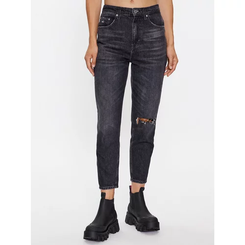 Tommy Jeans Jeans hlače DW0DW16021 Črna Mom Fit