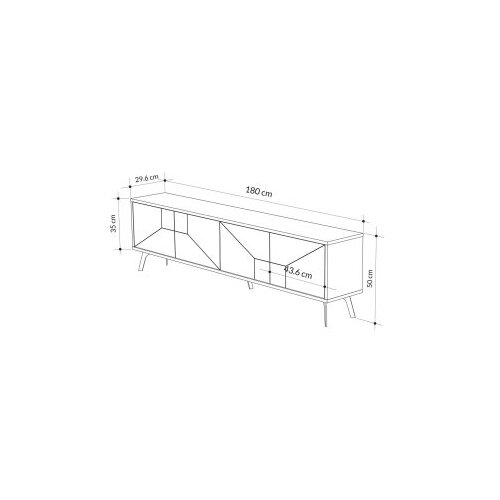 Hanah home dune - anthracite anthracite tv stand Slike