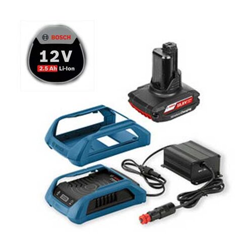 Bosch Starter set Car GAL 1830 W-DC + GBA 12V 2.5 Ah W Wireless charging Professional Cene