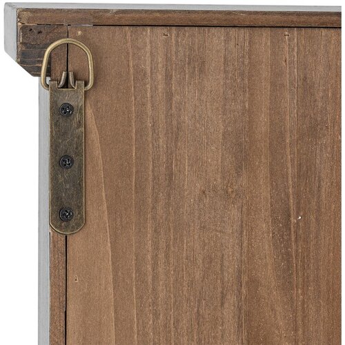 Bloomingville Črna stenska vitrina iz masivne jelke 50x80x14 cm Hazem &amp;ndash; Slike