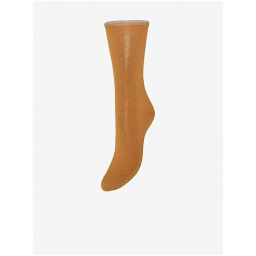 Vero Moda Orange Women's Patterned Socks Hello - Women Cijene