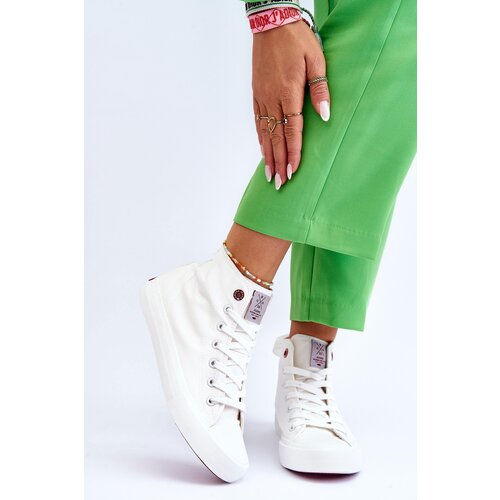 Kesi Women's Classic High Sneakers Cross Jeans LL2R4086C White Slike
