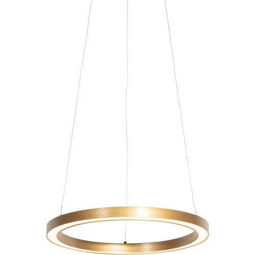 QAZQA Professional Zlata viseča svetilka 40 cm, vključno z LED, zatemnitvijo v 3 korakih - Girello Cene