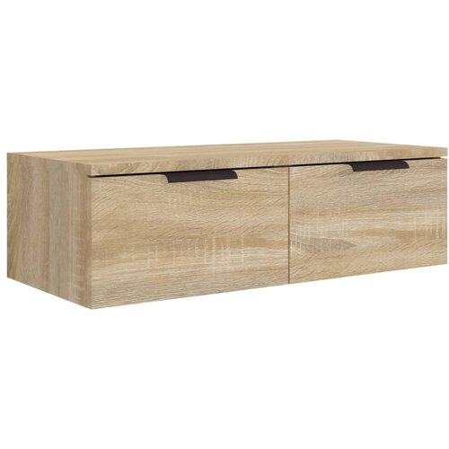 Maison Chic Stenska omarica - Zidna omarica sonoma hrast 68x30x20 cm inženirski les iu721, (22063037) Slike