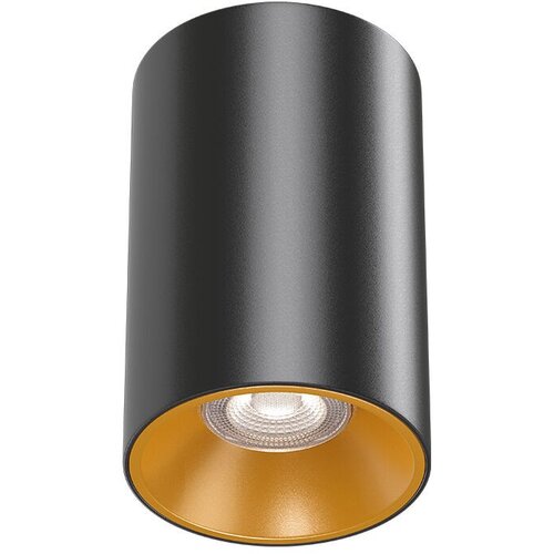 Braytron stropna lampa beta - ss, crno/zlatna, IP20, GU10 Slike
