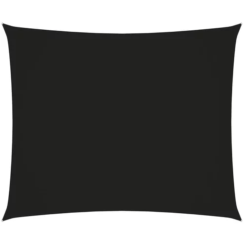 vidaXL Senčno jadro oksford blago pravokotno 2x3 m črno