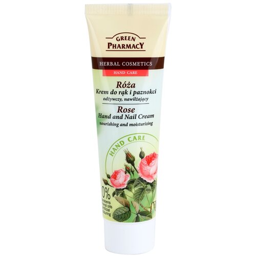 Green Pharmacy Hand Care Rose hranilna in vlažilna krema za roke in nohte 100 ml Cene