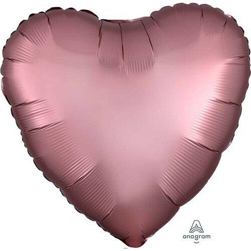 Biserno roze srce - folija balon sa helijumom Slike