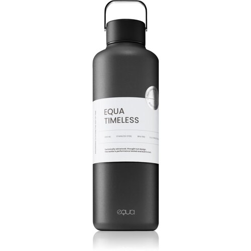 Equa Timeless steklenica za vodo iz nerjavnega jekla barva Dark 1000 ml Slike