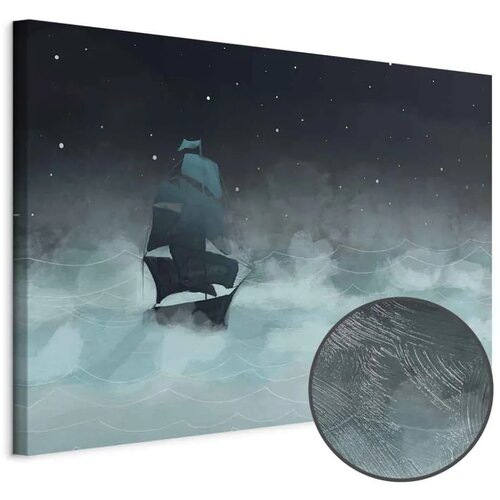  Slika - Night Waves (1 Part) Wide - Second Variant 90x60 Premium Print Cene