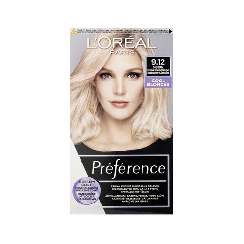 L&amp;acute;Or&amp;eacute;al Paris pr&amp;eacute;f&amp;eacute;rence Cool Blondes trajna barva za lase 60 ml odtenek 9,12 Siberia Slike