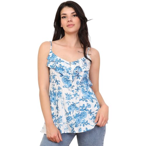 La Modeuse Topi & Bluze 72023_P169133 Modra Cene
