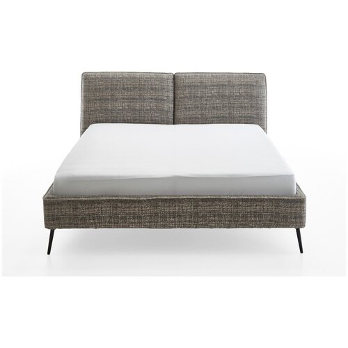 Meise Möbel Tamno zeleni tapecirani bračni krevet bez podnice 200x200 cm Infinity – Cene