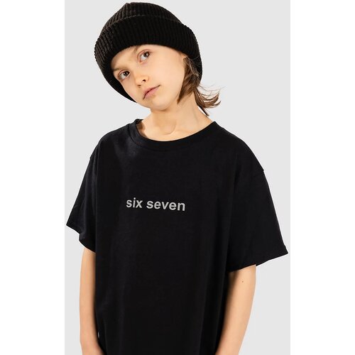 A-Lab Brainrot Six Seven Kids T-shirt black Cene