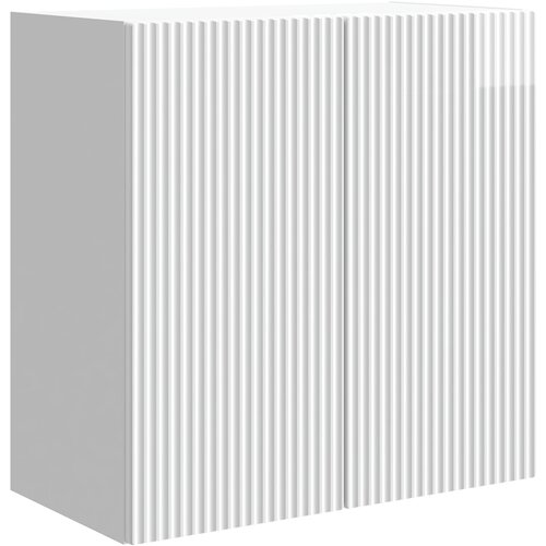 vidaXL Ormar za montažu na zid 59 x 31 x 60 cm Konstruirano drvo - Visoko sjajno bijela 59 x 31 x 60 cm Cene